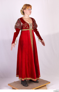  Photos Woman in Historical Dress 78 17th century a poses historical clothing lace whole body 0001.jpg